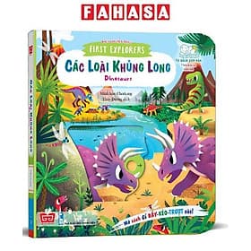 Sách Tương Tác - Sách Chuyển Động - First Explorers - Dinosaurs - Các Loài Khủng Long