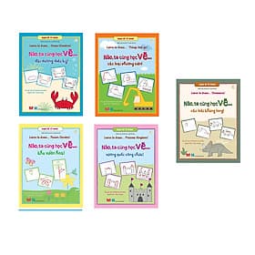 Combo 5 quyển sách dành tặng các họa sĩ nhí: Họa sĩ tí hon - Learn to draw…(Các Loài Khủng Long+ Vương Quốc Công Chúa+ Khu Vườn Hoa+ Các Loại Phương Tiện+ Đại Dương Diệu Kỳ) - Dương Di