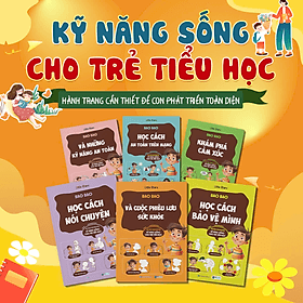 Bộ Sách GROWBOOKS - Kỹ Năng Sống Cho Trẻ Tiểu Học: Học Cách Nói Chuyện, Bảo Vệ Mình, Sức Khỏe, Cảm Xúc, An Toàn - Minh