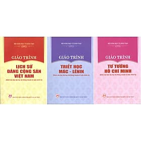 Combo 3 cuốn Giáo Trình Lịch Sử Đảng Cộng Sản Việt Nam + Giáo Trình Triết Học Mác – Lênin + Giáo Trình Tư Tưởng Hồ Chí Minh (Dành Cho Bậc Đại Học Hệ Không Chuyên Lý Luận Chính Trị) - Bộ mới năm 2021 - Nhà xuất bản Larousse