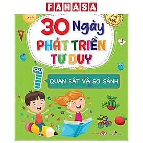 30 Ngày Phát Triển Tư Duy - 2-4 Tuổi - Tập 1 - Quan Sát Và So Sánh - Duy Văn