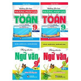 Combo Hướng Dẫn Học Ngữ Văn 9 + Hướng Dẫn Học Và Phương Pháp Giải Toán 9 (Bám Sát SGK Chân Trời Sáng Tạo) - HA - Ume Chan