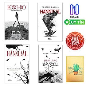 Combo 4 Cuốn Tiểu Thuyết Nổi Tiếng Thế Giới: Hannibal + Sự Im Lặng Của Bầy Cừu + Hannibal Trỗi Dậy (2020) + Rồng Đỏ (Bookset Nhã Nam - Truyện Trinh Thám Làm Nên Tên Tuổi Thomas Harris ) - Lâm Tú