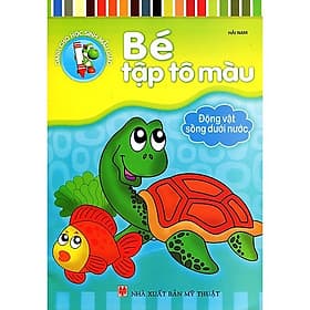Sách Bé Tập Tô Màu - Động Vật Sống Dưới Nước