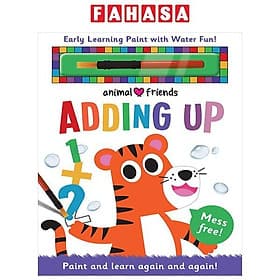 Sách ngoại văn: Early Learning Magic Water Colouring - Animal Friends Adding Up - Léa