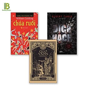 Combo 3 Tác Phẩm Đoạt Giải Nobel Văn Học : Chúa Ruồi + Dịch Hạch + Quo Vadis - Hạ