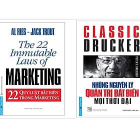 Combo Những Nguyên Lý Quản Trị Bất Biến Mọi Thời Đại + 22 Quy Luật Bất Biến Trong Marketing - First News - Quý Somsen