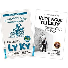 Sách Combo Câu chuyện ly kỳ từ cậu bé giao báo + Vượt ngục tư duy - Bản Quyền - Lý Gia