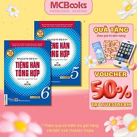 Tiếng Hàn Tổng Hợp Dành Cho Người Việt Nam - Cao Cấp 5 + 6 - Sách Bài Học - Bản Màu - Combo 2 Cuốn - MCBooks - Việt Hà