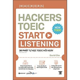 Sách Hackers Toeic Start Listening ( Tái bản) - David Cho