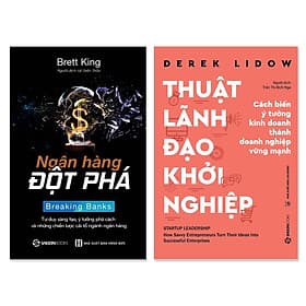 Bộ sách Thuật lãnh đạo khởi nghiệp & Ngân hàng Đột Phá - Saigon Books