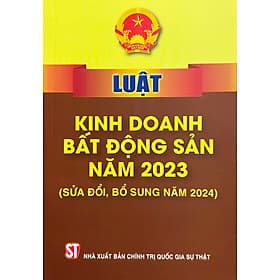 Luật Kinh Doanh Bất Động Sản năm 2023