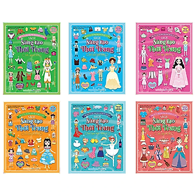 Combo Sách Sáng Tạo Thời Trang (6 Cuốn) (Hơn 600 Stickers)