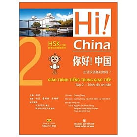 Sách Hi! China 2 - Giáo Trình Tiếng Trung Giao Tiếp - Tập 2 - Trí