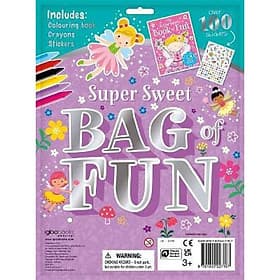 Sách tô màu kèm hình dán và bút màu Super Sweet Bag of Fun - Igloo Books