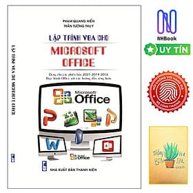 Lập Trình VBA Cho MICROSOFT OFFICE - Dành Cho Các Phiên Bản 2021 -2019 - 2016 Thực Hành Office Với Các Hướng Dẫn Từng Bước ( Tặng Kèm Sổ Tay) - Trí