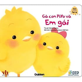 Gà con Piyo và Em gái - Sách tranh Pop-up - Gã
