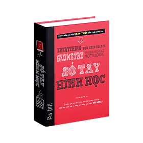 Sách sổ tay hình học tổng hợp kiến thức toán hình từ lớp 8 đến lớp 12 - Chà