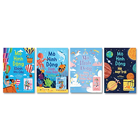 Combo: Mô Hình Động- Bé Ghép Mô Hình 3D: Dưới Đáy Biển + Những Chú Kỳ Lân Nhiệm Màu + Khinh Khí Cầu + Hệ Mặt Trời