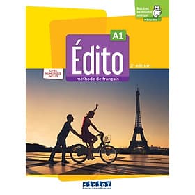 Sách học tiếng Pháp EDITO A1 - EDITION 2022-2024 - LIVRE + NUMERIQUE INCLUS