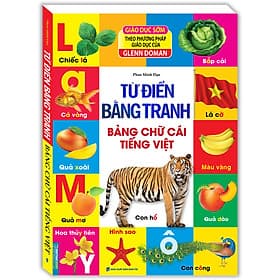 Sách Từ Điển Bằng Tranh - Bảng Chữ Cái Tiếng Việt (Bìa Cứng) - Minh Minh