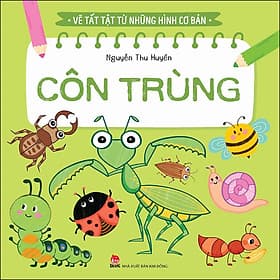 Sách Vẽ Tất Tật Từ Những Hình Cơ Bản - Côn Trùng - Kim