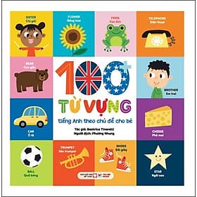 Sách 100 Từ Vựng Tiếng Anh Theo Chủ Đề Cho Bé - Việt An