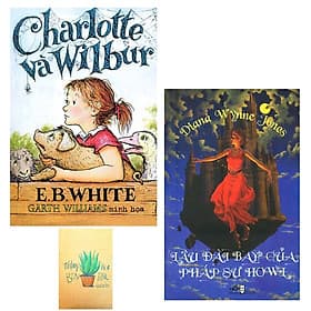 Combo Lâu Đài Bay Của Pháp Sư Howl và Charlotte Và Wilbur ( Tặng Kèm Sổ Tay ) - Nhã Nam