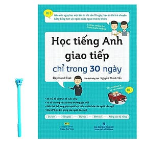 Sách Học Tiếng Anh Giao Tiếp Chỉ Trong 30 Ngày ( Tặng Kèm Bút ) - Việt An