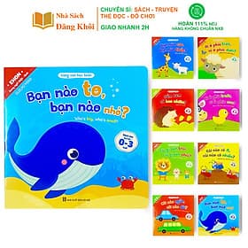 Combo 8 cuốn Ehon Toán Học Đầu Đời Cùng Con Học Toán - Song Ngữ Việt Anh Cho Bé 0-3 Tuổi - Việt An