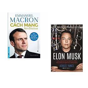 Combo 2 cuốn sách: Emmanuel Macron - Cách Mạng + Elon Musk (Bìa Cứng) - 