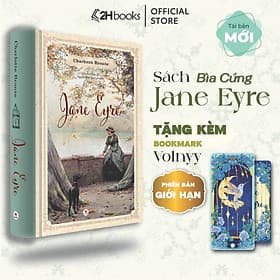 Sách Jane Eyre bìa cứng, tặng kèm bookmark Volnyy, tiểu thuyết văn học kinh điển Charlotte Bronte - Hú
