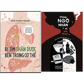 Combo Sách Sức Khỏe Hay Nhất Ai Cũng Nên Đọc Đi Tìm Thần Dược Bên Trong Cơ Thể+Những Ngộ Nhận Vì Sức Khỏe.MHBooks - Di Di