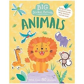 Big Sticker Book - Wild Animals - Nam Phương