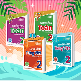 Sách Combo Bài tập bổ trợ Toán và Tiếng Việt – lớp 2 (cơ bản và nâng cao) (4 cuốn) - An Vi