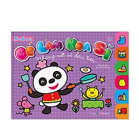 Sách Bé làm họa sĩ, 3 - 6 tuổi - Lâm Tú