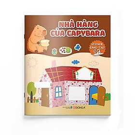 Sách Nhà hàng của Capybara- Sticker sáng tạo CQ - Á Đông
