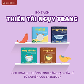 Sách Ehon Song ngữ có file nghe T. Anh - Bộ 4 cuốn Thiên Tài - Kích hoạt trí thông minh sáng tạo cho bé từ 2-6 tuổi - Minh Minh