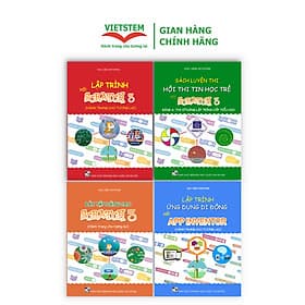Combo 4 sách học lập trình kéo thả cho học sinh từ 6 - 18 tuổi - Trí