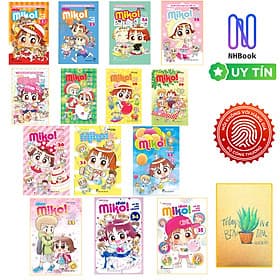 Combo Nhóc Miko! Cô Bé Nhí Nhảnh( Tập 22-35) ( Tặng kèm sổ tay Xương Rồng ) - Nha Nha