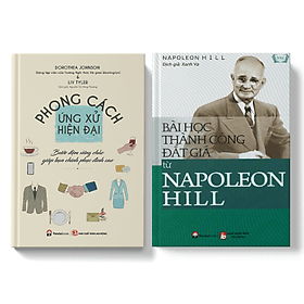 Sách PANDABOOKS Combo 2 cuốn Phong cách ứng xử hiện đại+bài học thành công đắt giá từ Napoleon Hill - Thanh Thanh