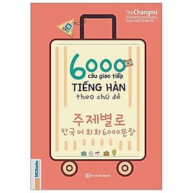 Sách 6000 Câu Giao Tiếp Tiếng Hàn Theo Chủ Đề (Không kèm CD)