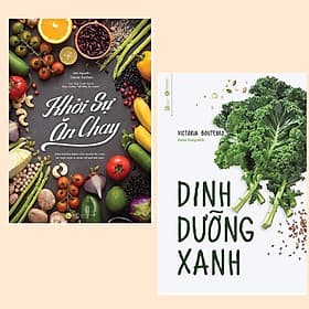 Combo Nấu Ăn Khoa Học và An Toàn Cho Sức Khỏe: Dinh Dưỡng Xanh + Khởi Sự Ăn Chay (hãy bảo vệ sức khỏe gia đình và bản thân) - G