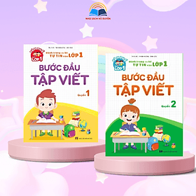Bộ 2 cuốn Bước đầu tập viết - Hành trang cho bé tự tin vào lớp 1 - Việt Hà