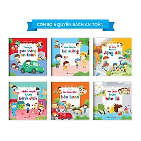 Bộ sách Cẩm nang an toàn cho bé 3 - 16 tuổi - Gồm 6 cuốn (an toàn khi Lạc đường, Động đất, Lũ lụt, Hỏa hoạn, Dịch bệnh, Tham gia giao thông) - Có file nghe - Lạc Thư