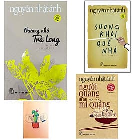 Combo Nguyễn Nhật Ánh: Sương Khói Quê Nhà- Thương Nhớ Trà Long và Người Quảng Đi Ăn Mì Quảng ( Tặng Kèm Sổ Tay Xương Rồng) - Nha Nha