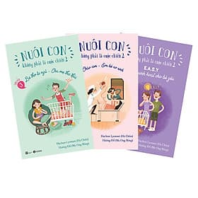 Sách Nuôi Con Không Phải Là Cuộc Chiến 2 (Trọn Bộ 3 Tập) - Hachun Lyonnet (Hà Chũn)