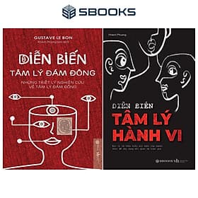 Combo 2 Cuốn: Diễn Biến Tâm Lý Đám Đông + Diễn Biến Tâm Lý Hành Vi - SBOOKS - Sbook