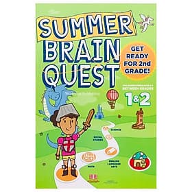 Sách Summer Brain Quest Grade 1 & 2 ( 6 - 7 tuổi ) - Châu Sa