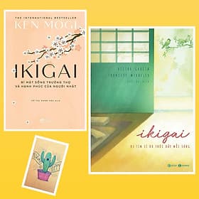 Combo Ikigai - Bí Mật Sống Trường Thọ Và Hạnh Phúc Của Người Nhật và Ikigai - Đi Tìm Lý Do Thức Dậy Mỗi Sáng ( Tặng Kèm Sổ Tay Xương Rồng) - Hạ